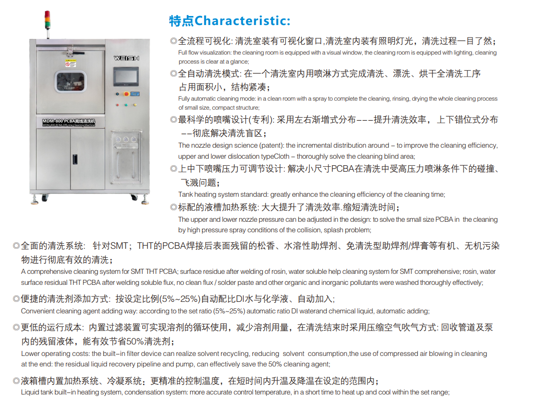 MDM-800离线式PCBA清洗机(图1)