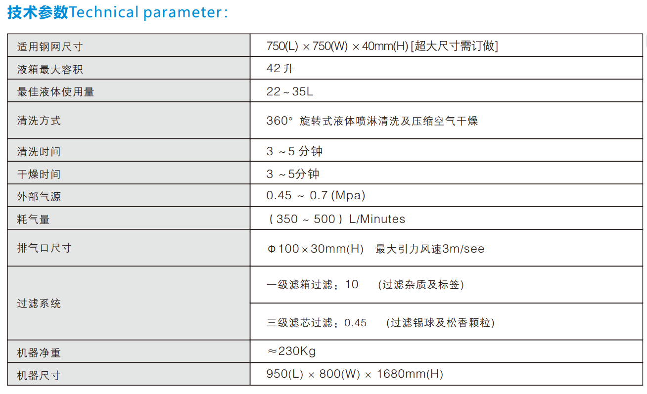 MDM-750全气动钢网清洗机(图3)