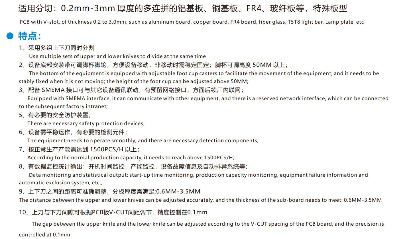 WS-900多组多刀灯条分板机 (图1)